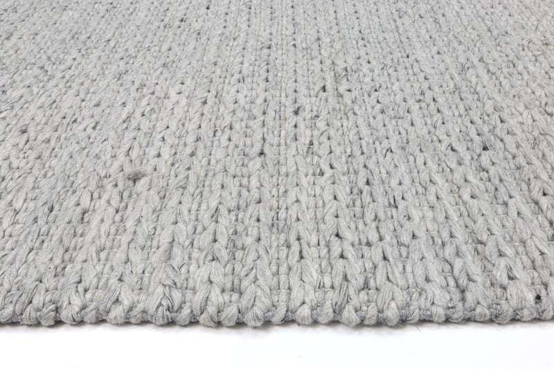 Mynk Cue Grey Wool Blend Rug