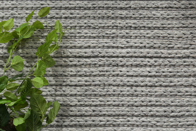 Mynk Cue Grey Wool Blend Rug