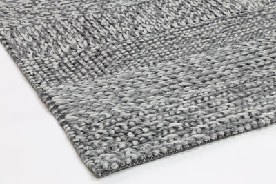 Mynk Grace Charcoal Wool Blend Rug