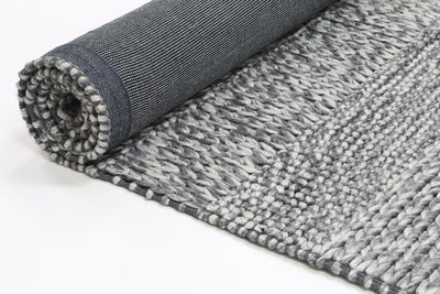 Mynk Grace Charcoal Wool Blend Rug