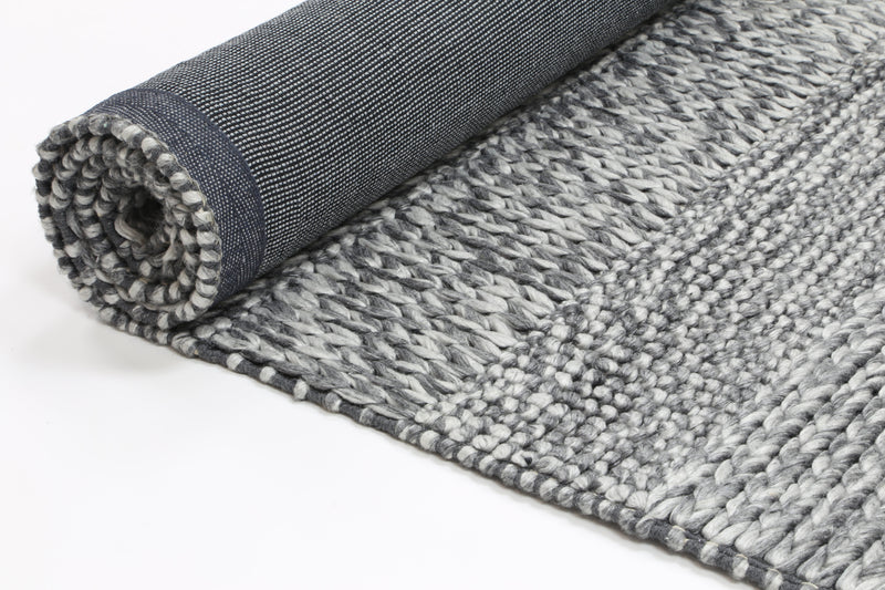 Mynk Grace Charcoal Wool Blend Rug
