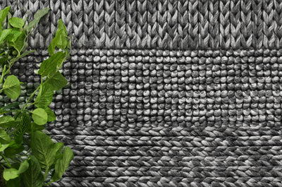 Mynk Grace Charcoal Wool Blend Rug