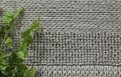 Mynk Grace Grey Wool Blend Rug