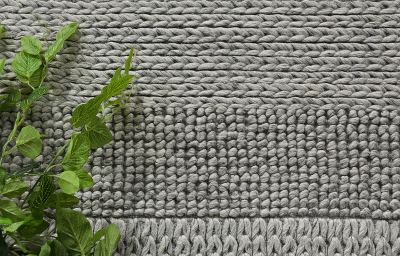 Mynk Grace Grey Wool Blend Rug