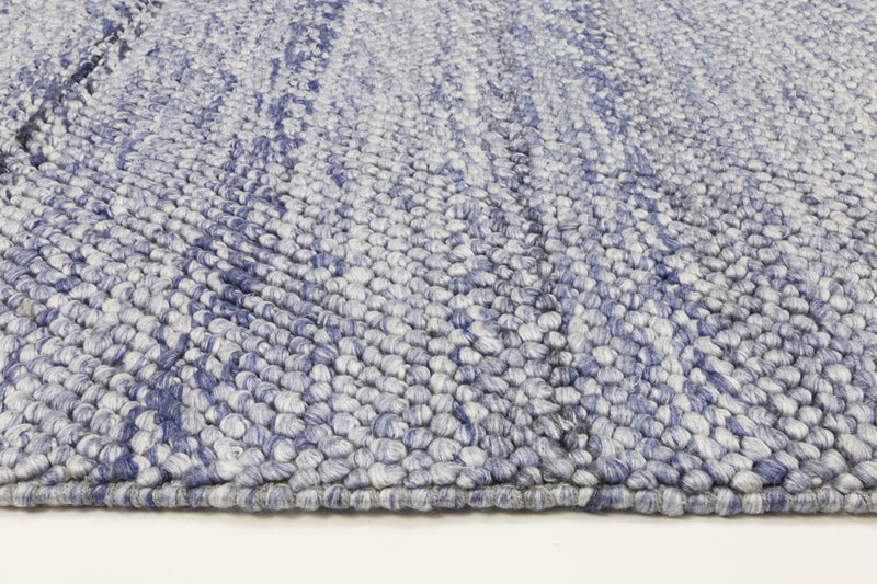 Mynk Loopy Blue Wool Blend Rug