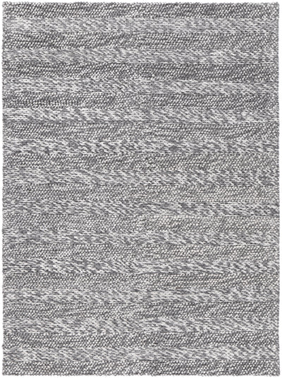 Mynk Ringlets Charcoal Wool Blend Rug