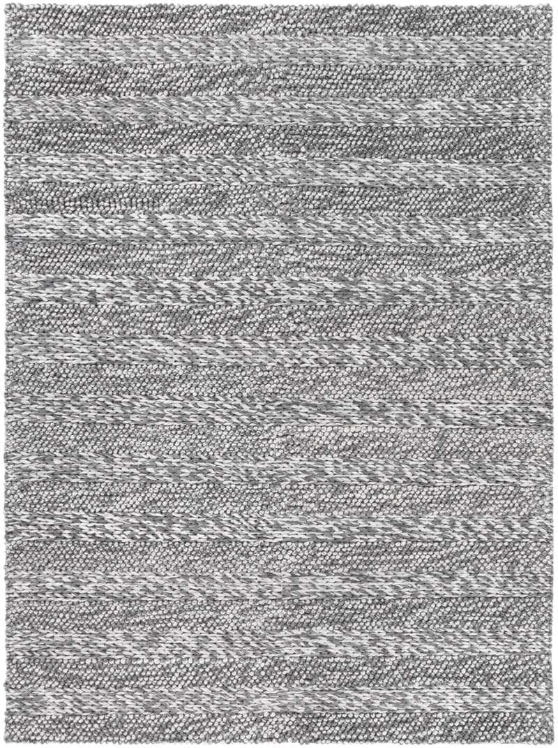 Mynk Ringlets Charcoal Wool Blend Rug