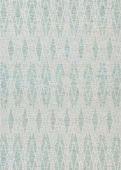 Alfresco Powder Blue Outdoor Indoor Rug