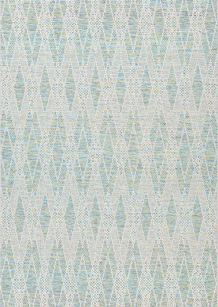 Alfresco Powder Blue Outdoor Indoor Rug