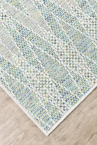 Alfresco Powder Blue Outdoor Indoor Rug