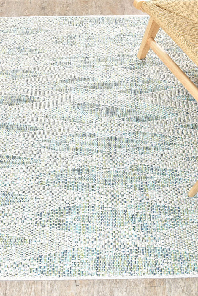 Alfresco Powder Blue Outdoor Indoor Rug
