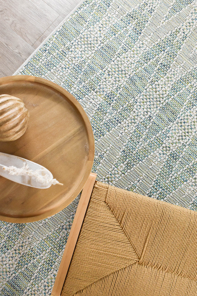 Alfresco Powder Blue Outdoor Indoor Rug