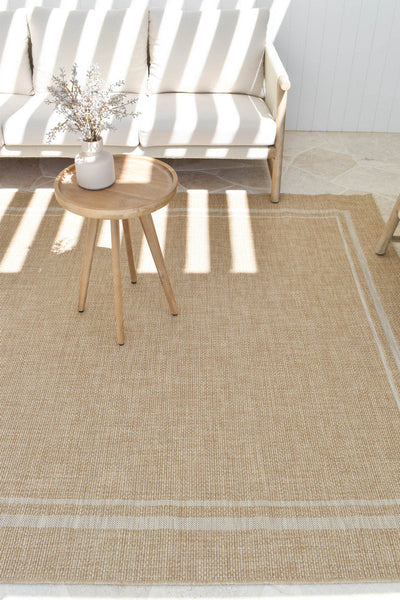 Porch Outdoor Indoor Bordo Beige Rug