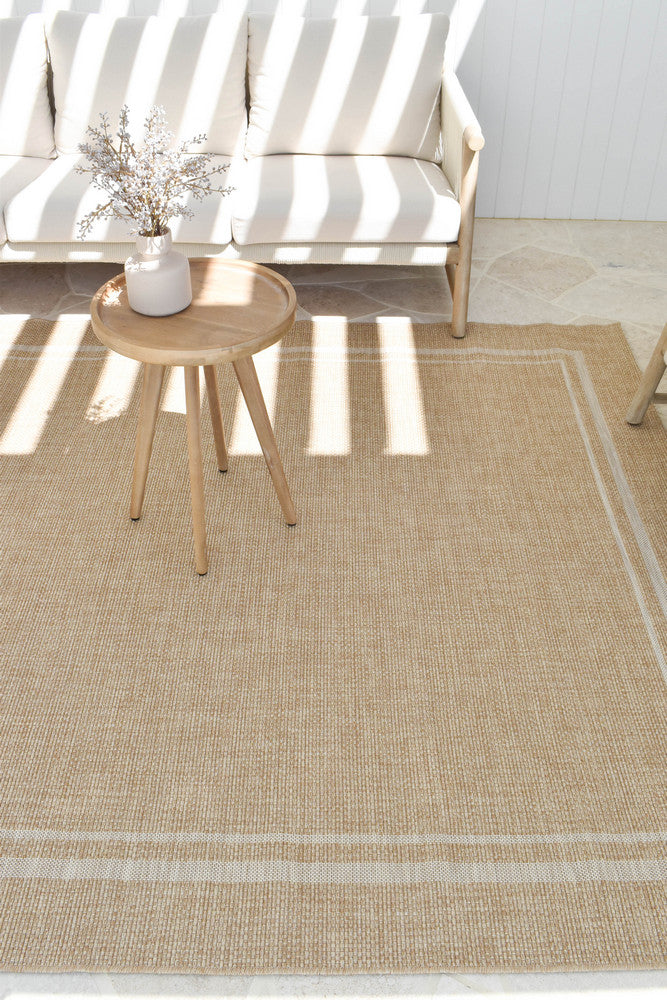 Porch Outdoor Indoor Bordo Beige Rug
