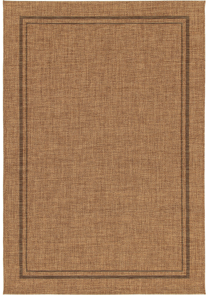 Porch Outdoor Indoor Bordo Brown Rug