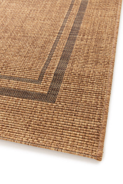 Porch Outdoor Indoor Bordo Brown Rug