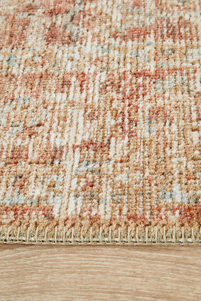 Charm Inspired Vintage Faiyum Brick Runner Rug
