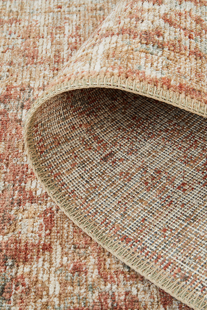Charm Inspired Vintage Faiyum Brick Runner Rug