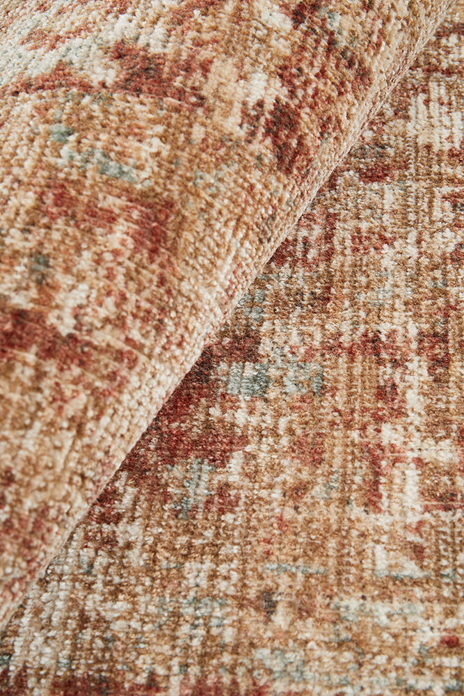Charm Inspired Vintage Faiyum Brick Runner Rug