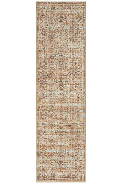 Charm Inspired Vintage Cairo Ivory Runner Rug