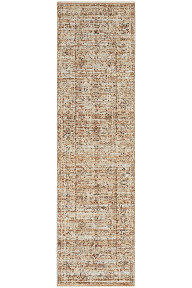 Charm Inspired Vintage Cairo Ivory Runner Rug