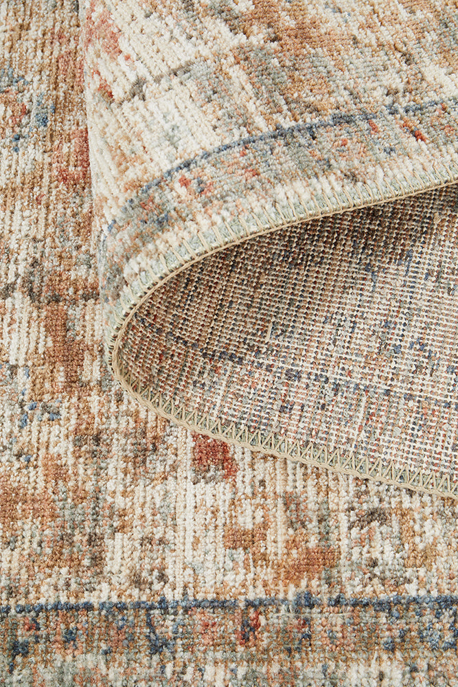 Charm Inspired Vintage Rosetta Grey Runner Rug