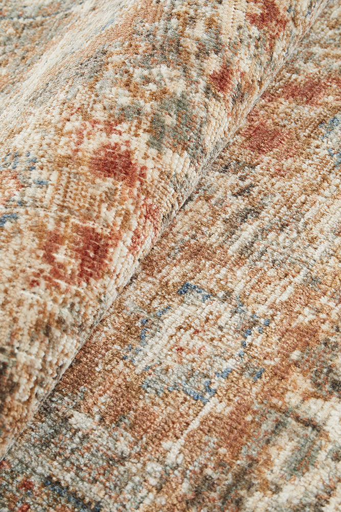 Charm Inspired Vintage Rosetta Grey Runner Rug