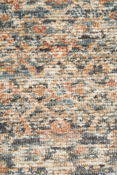 Charm Inspired Vintage Suez Blue Runner Rug