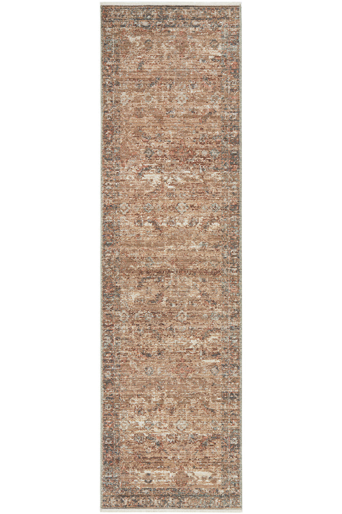 Charm Inspired Vintage Giza Natural Runner Rug