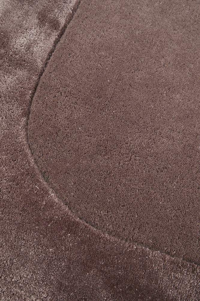 Charleston Grape Wool Rich Runner Rug