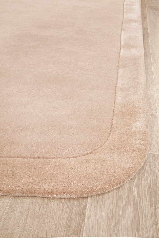 Charleston Nude Wool Rich Runner Rug