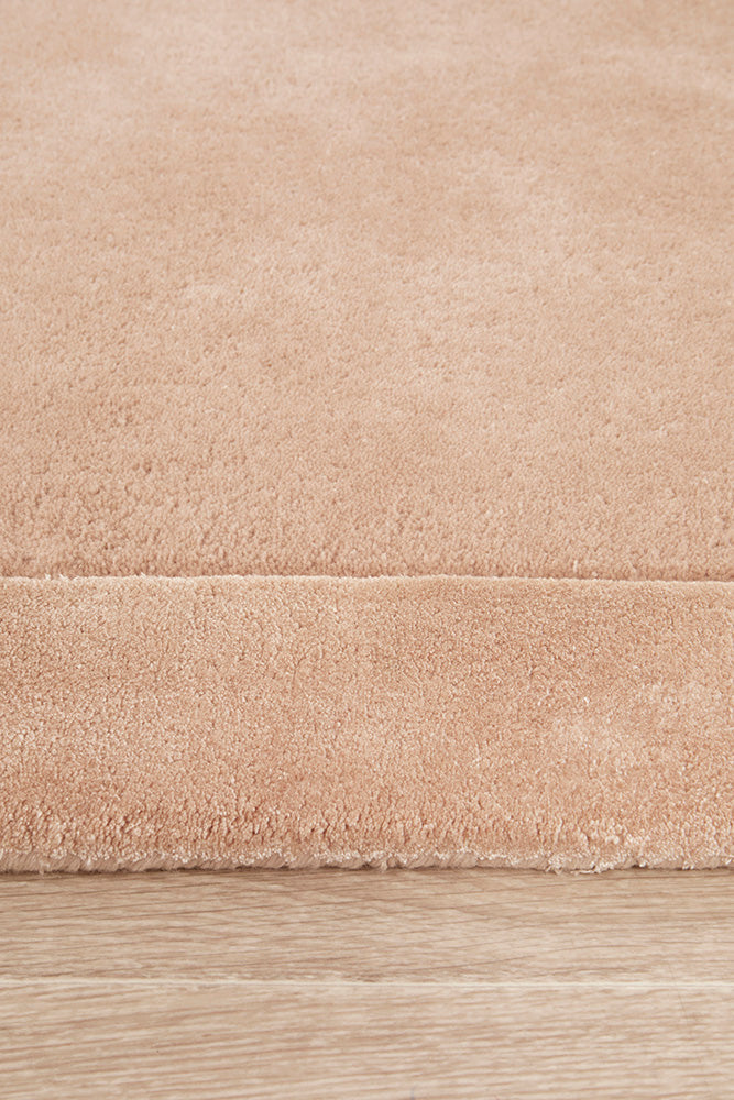 Charleston Nude Wool Rich Runner Rug
