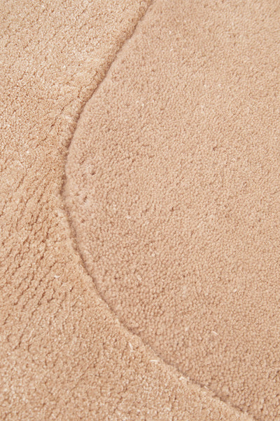 Charleston Nude Wool Rich Runner Rug