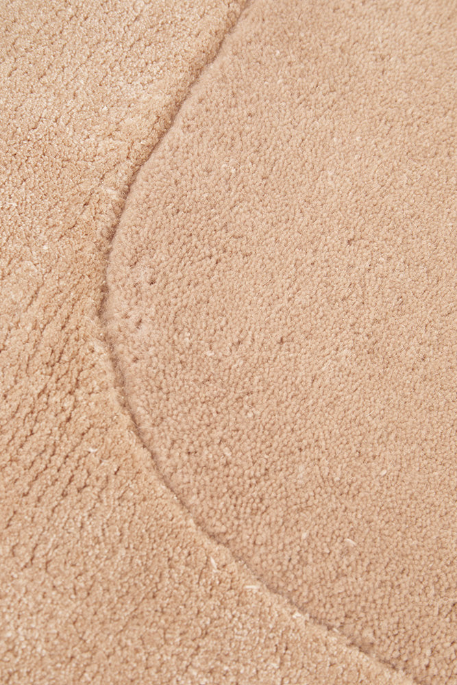 Charleston Nude Wool Rich Runner Rug