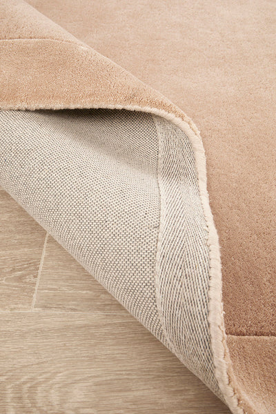 Charleston Nude Wool Rich Runner Rug