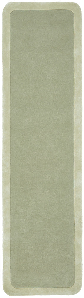 Charleston Green Wool Rich Rug