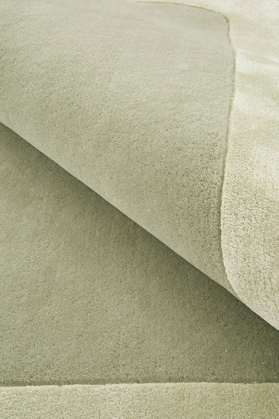 Charleston Green Wool Rich Runner Rug