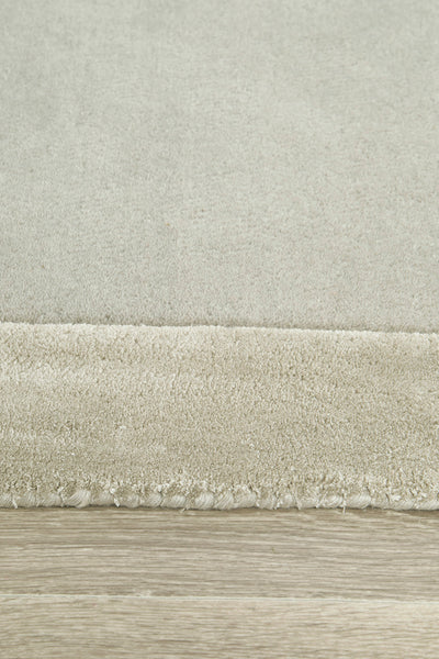 Charleston Silver Wool Rich Rug