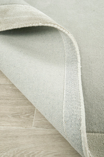 Charleston Silver Wool Rich Rug
