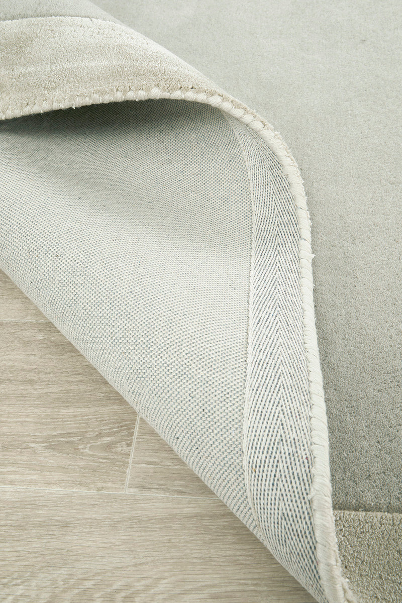 Charleston Silver Wool Rich Rug