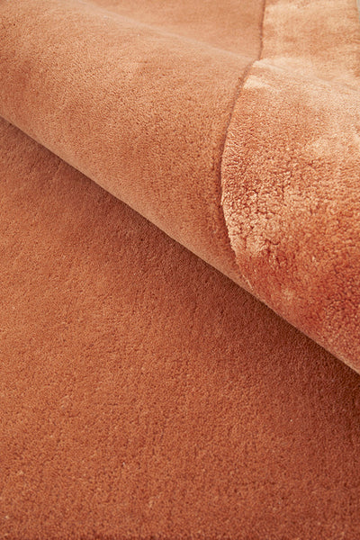 Charleston Rust Wool Rich Runner Rug