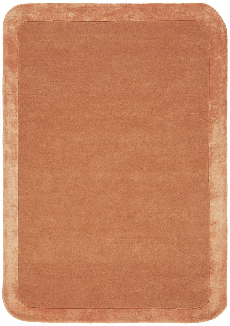 Charleston Rust Wool Rich Rug