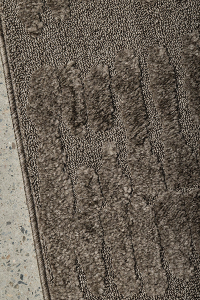 Comfina Ozzy Aliya Mocha Runner Rug