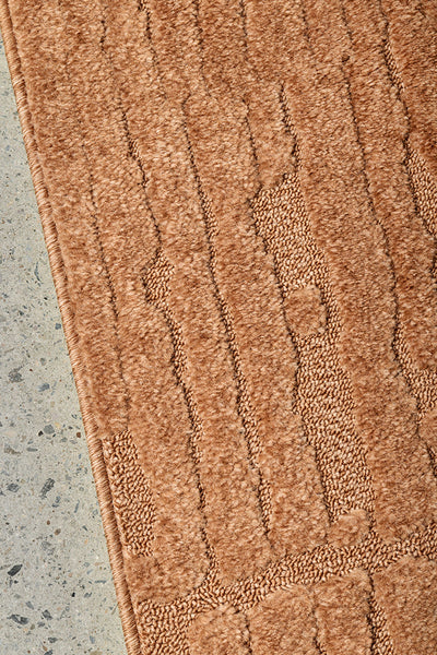 Comfina Ozzy Aliya Rust Rug