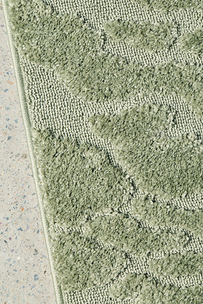 Comfina Alexander Nyla Green Runner Rug