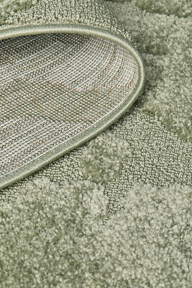 Comfina Alexander Nyla Green Runner Rug