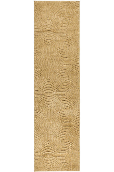 Comfina Florence Zina Gold Runner Rug