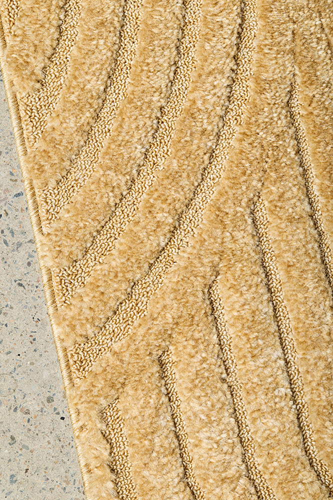 Comfina Florence Zina Gold Runner Rug