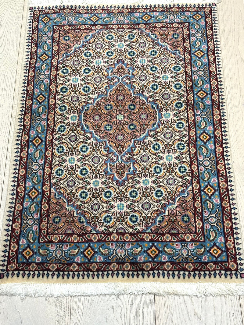 Handmade Floating Fish Design Wool Rug (STK 162-6) 90x58CM, Rugs Online Rugs Sydney Australia, www.rugsonlinerugs.com.au