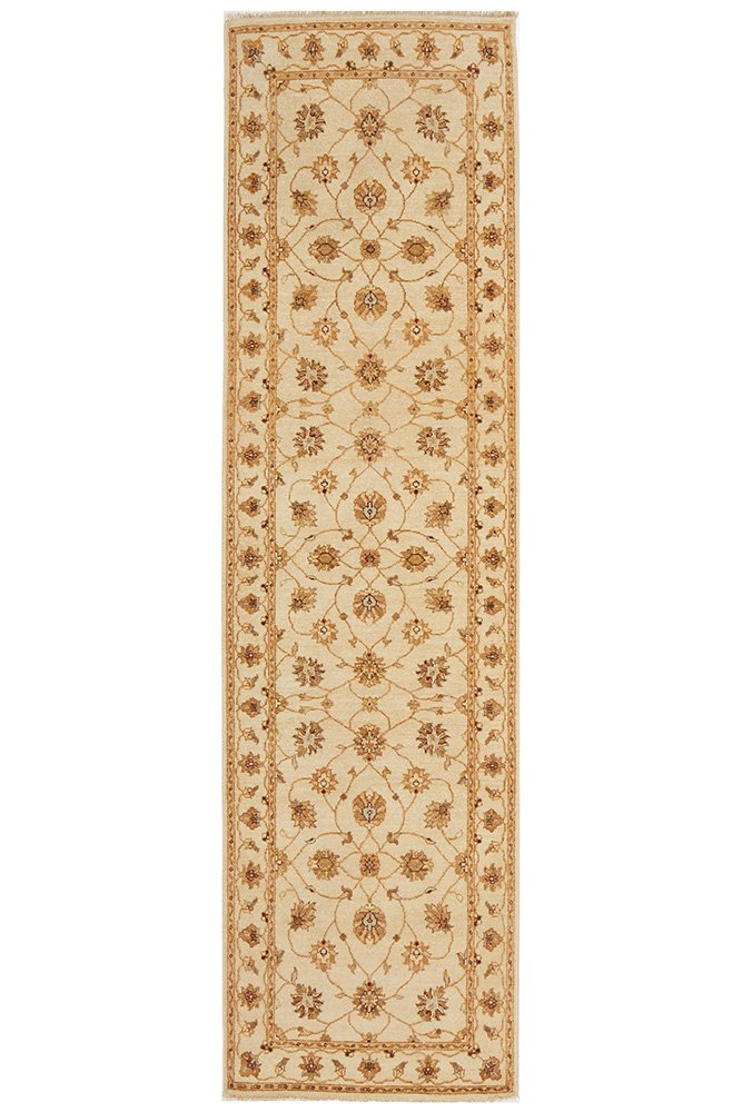 Handmade Indian Chobi Wool Runner Rug 293X80CM, Rugs Online Rugs Sydney Australia, www.rugsonlinerugs.com.au